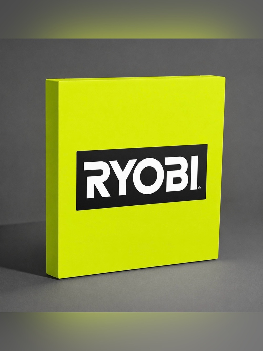 Ryobi Tools LED Light Box - USB powered - 3D Printed Wall Art!